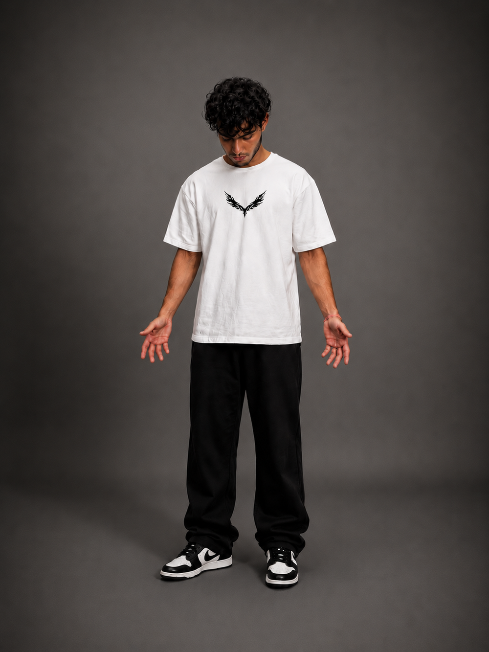 Gothic Spine Oversized Tee