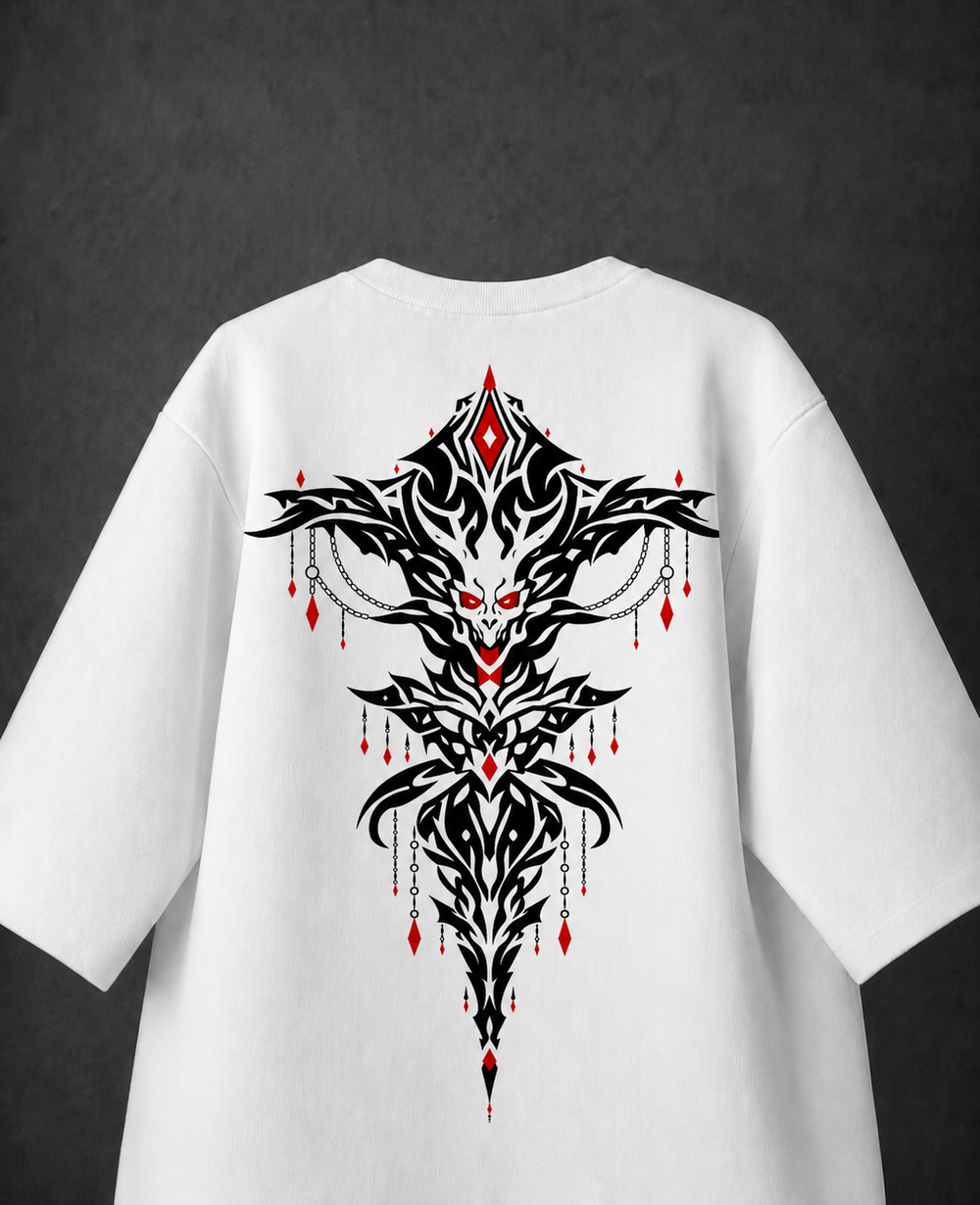 Gothic Spine Oversized Tee