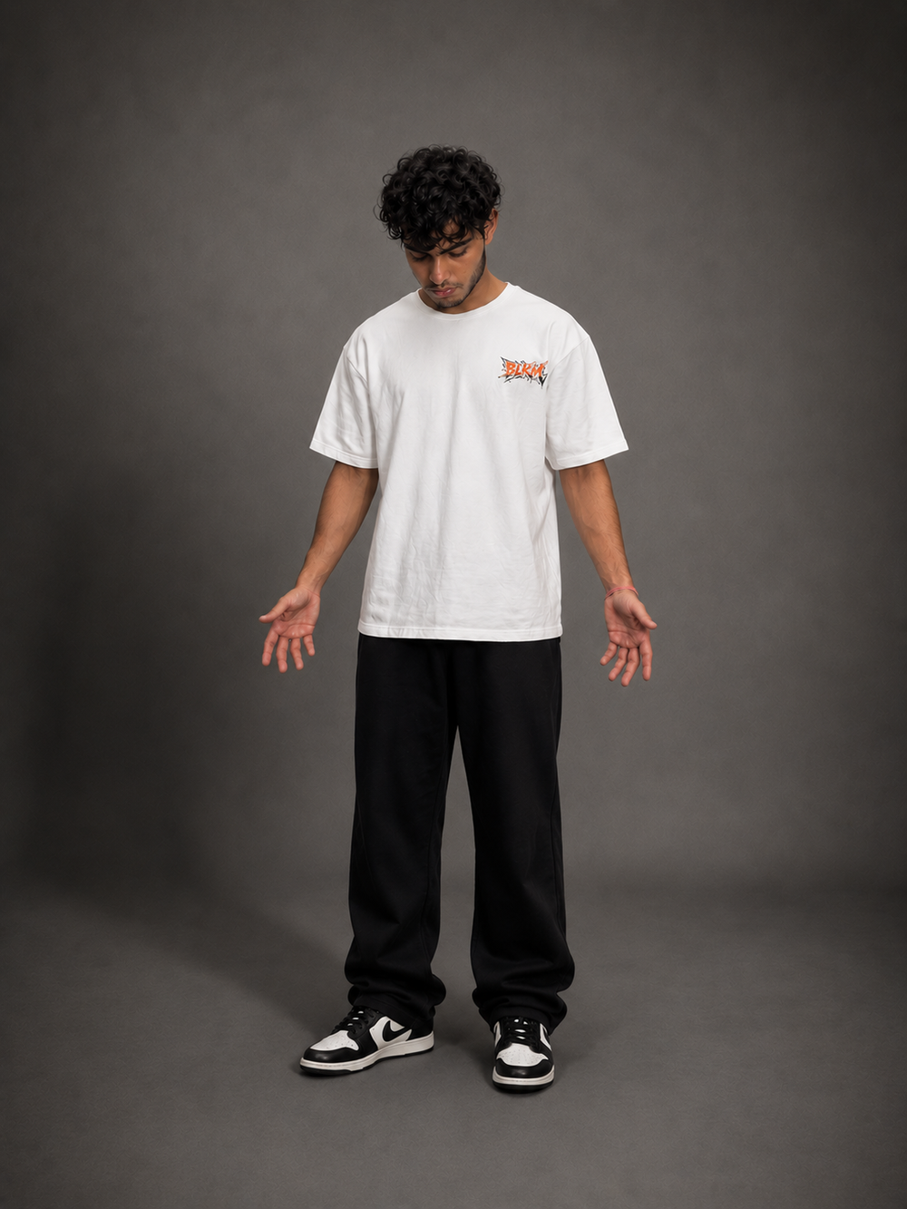 Oni Oversized Tee (White)