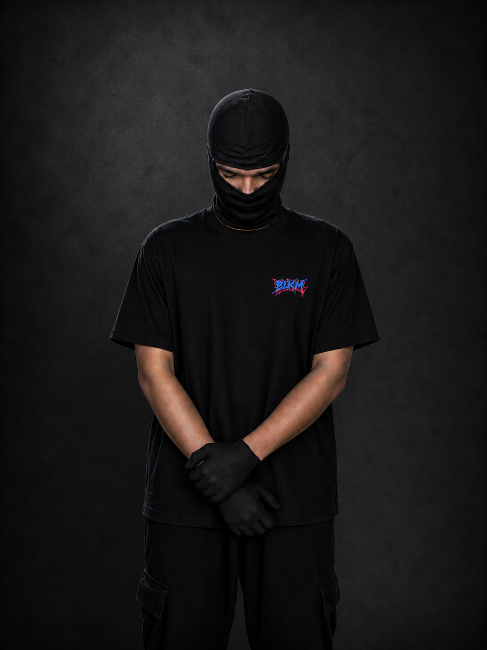 Oni Oversized Tee (Black)